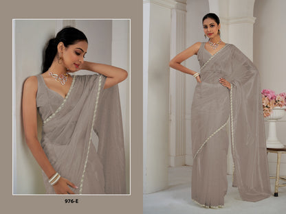 976 Mehek Organza Sarees Manufacturer