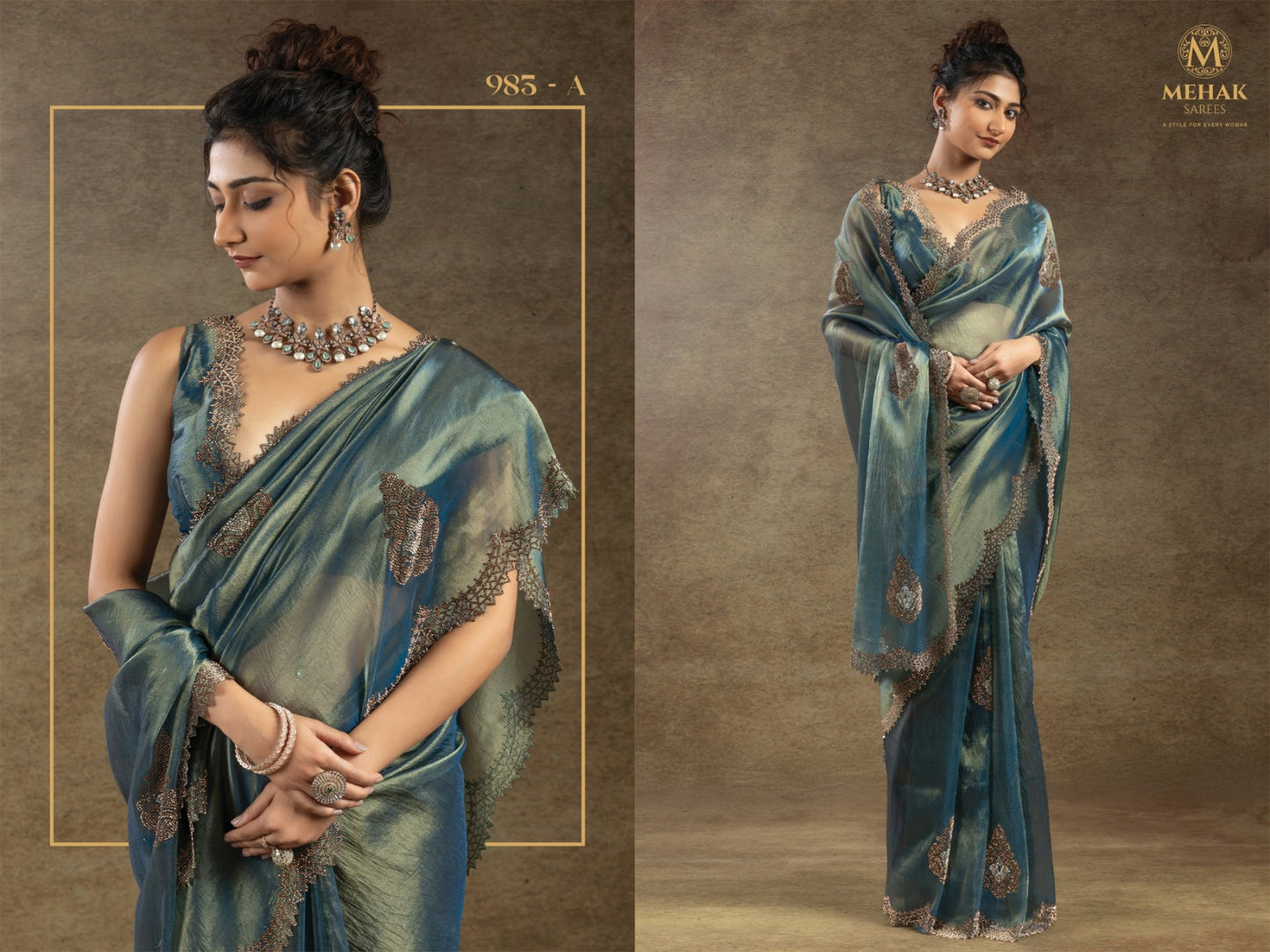 983Abcd Mehek Banarasi Silk Sarees Wholesale
