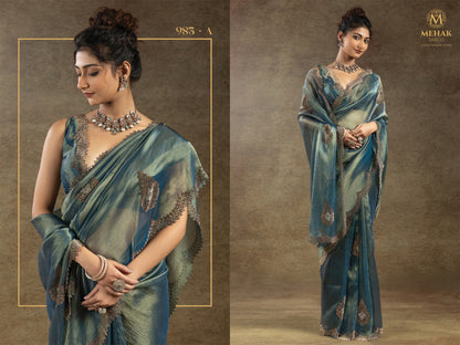 983Abcd Mehek Banarasi Silk Sarees Wholesale