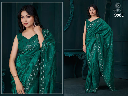 998Abcde Mehek Soft Silk Sarees Supplier Ahmedabad