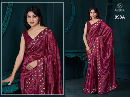 998Abcde Mehek Soft Silk Sarees Supplier Ahmedabad