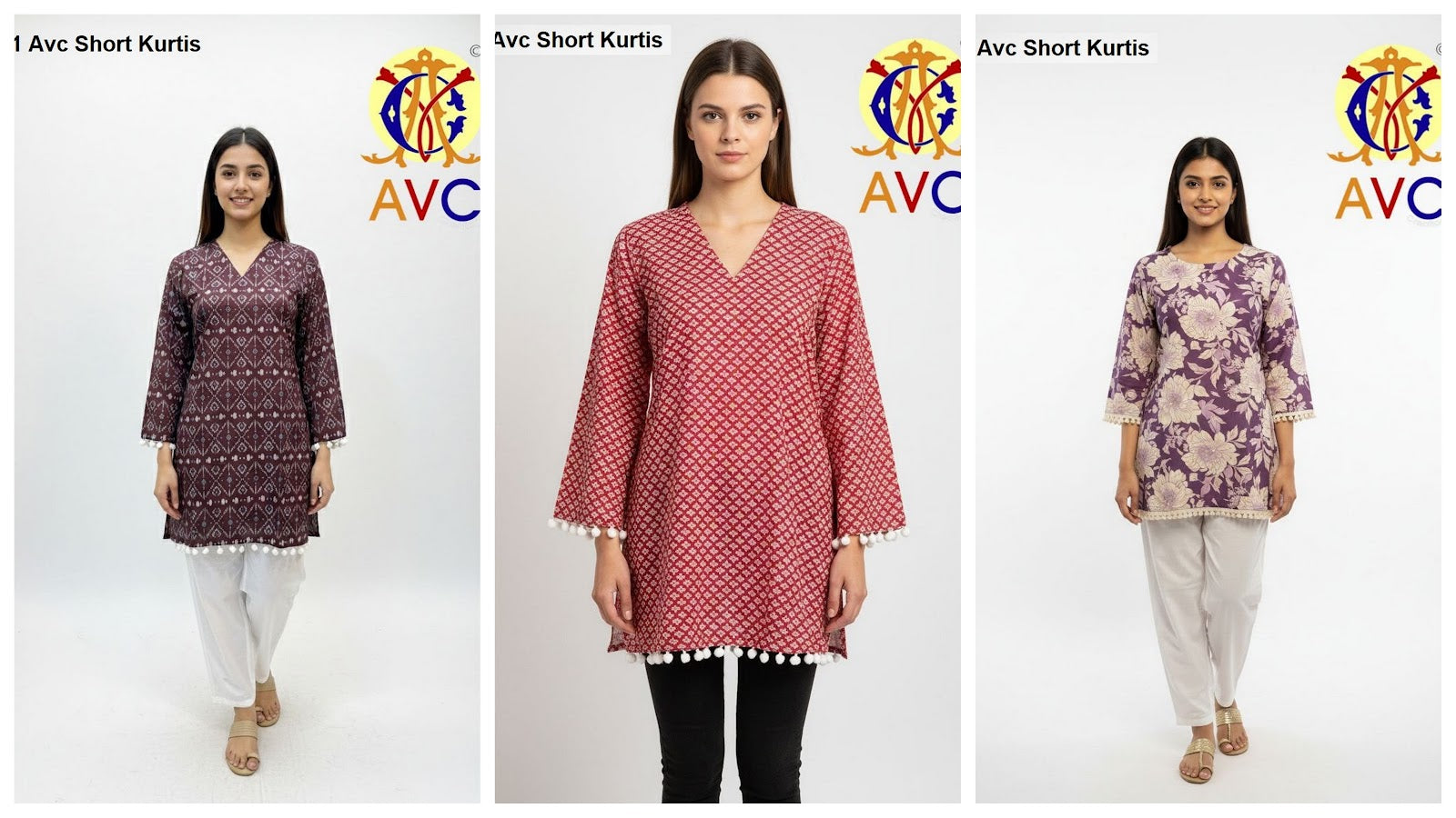 A11 Avc Viscose Reyon Short Kurtis Supplier Gujarat