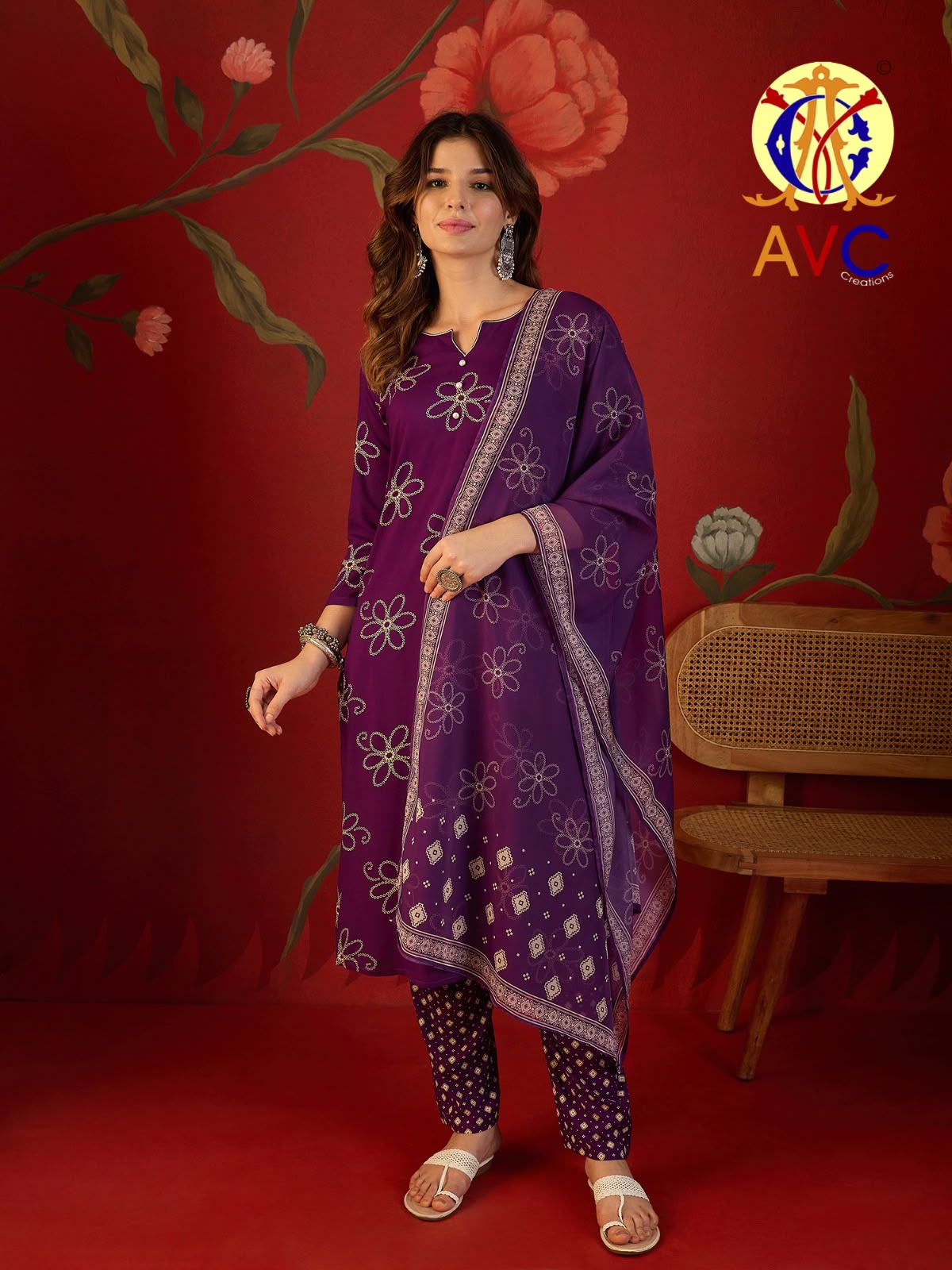 A21 Avc Heavy Reyon Readymade Pant Style Suits Manufacturer Ahmedabad