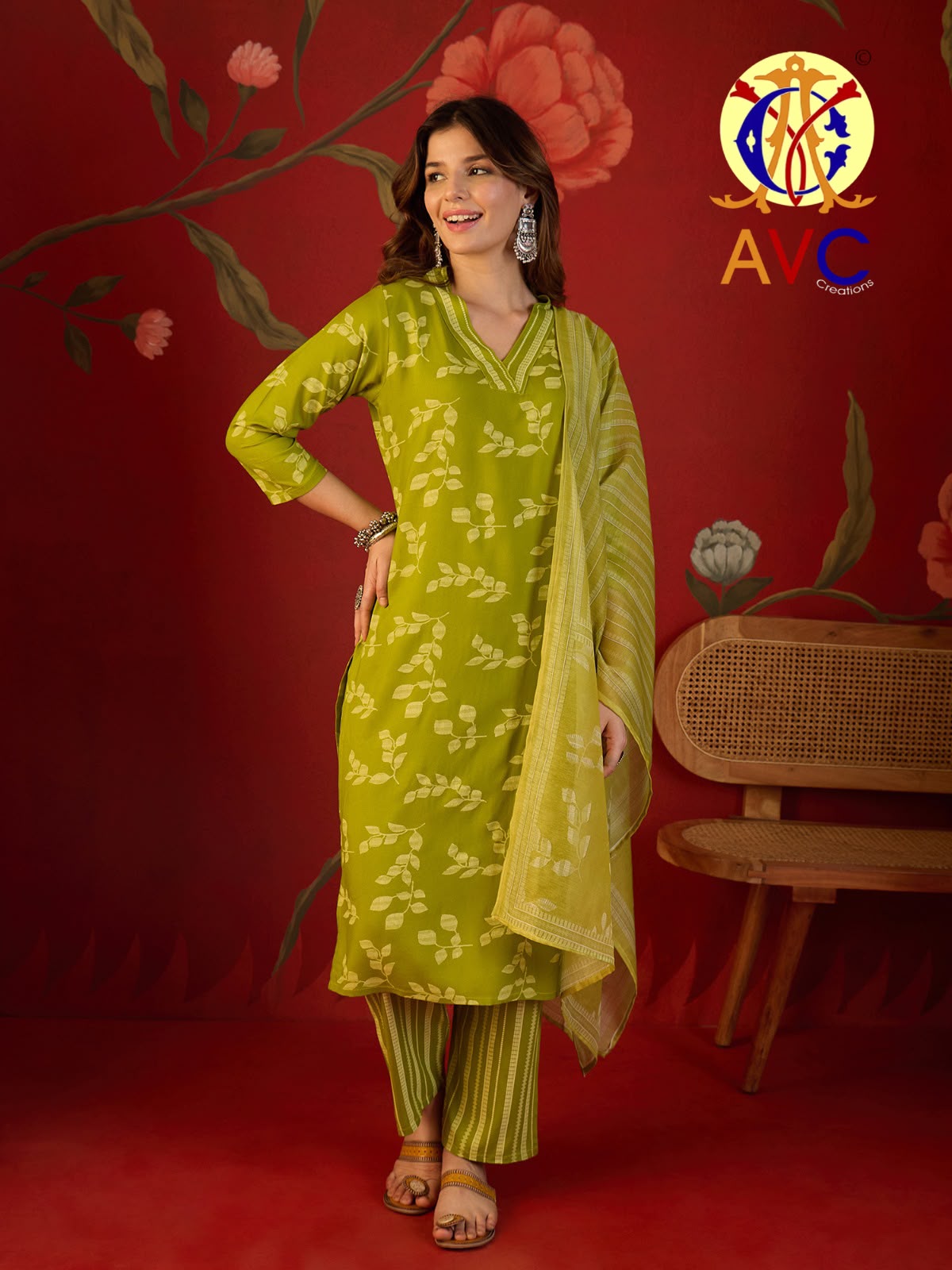 A21 Avc Heavy Reyon Readymade Pant Style Suits Manufacturer Ahmedabad