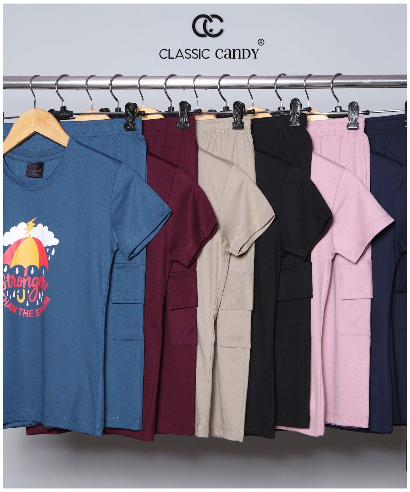 A791 Classic Candy Tencil Lycra Girls Capri Night Suits Manufacturer Gujarat