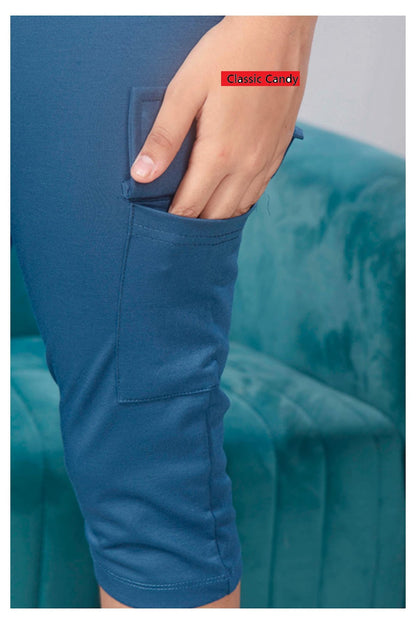 A791 Classic Candy Tencil Lycra Girls Capri Night Suits Manufacturer Gujarat