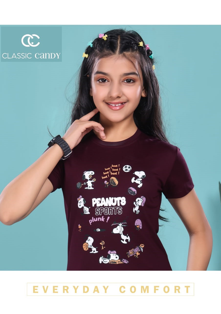 A867 Classic Candy Tencil Lycra Girls Top Supplier Gujarat