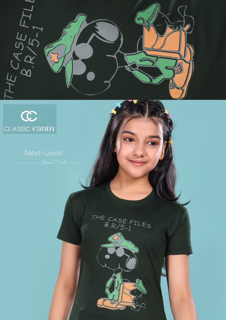 A867 Classic Candy Tencil Lycra Girls Top Supplier Gujarat