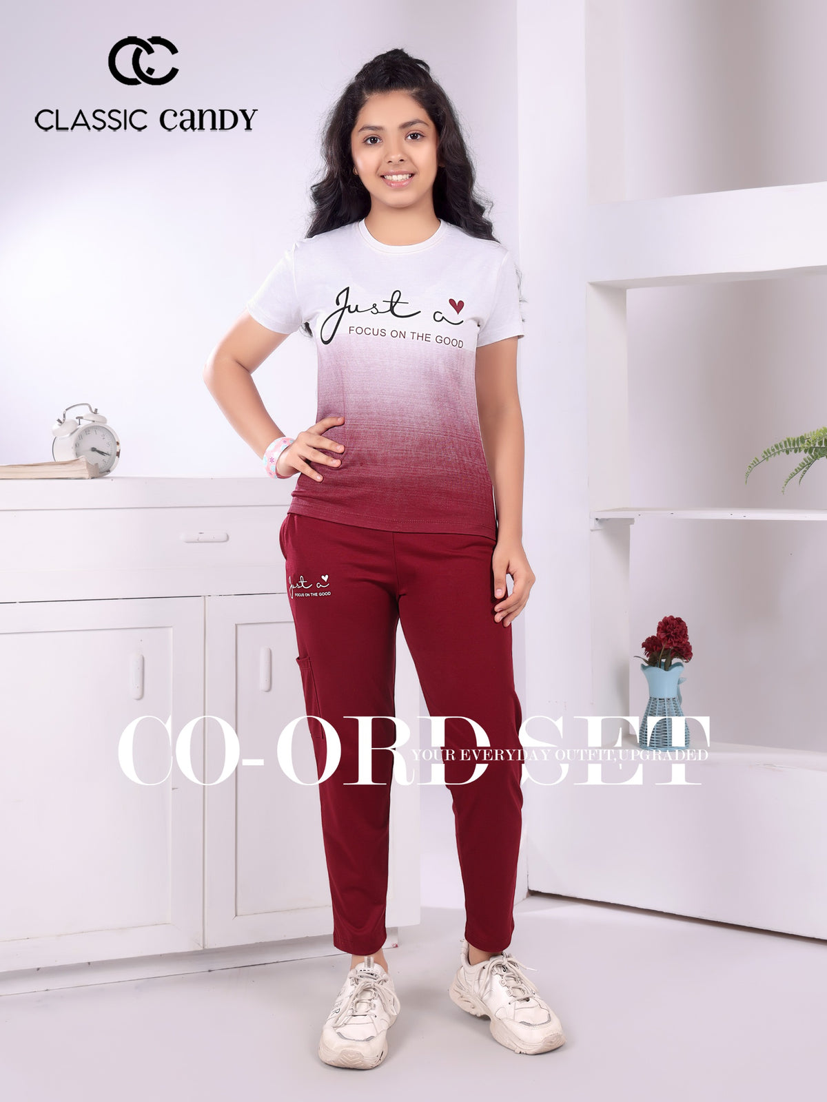 A887 Classic Candy Tencil Lycra Girls Cargo Set Wholesaler