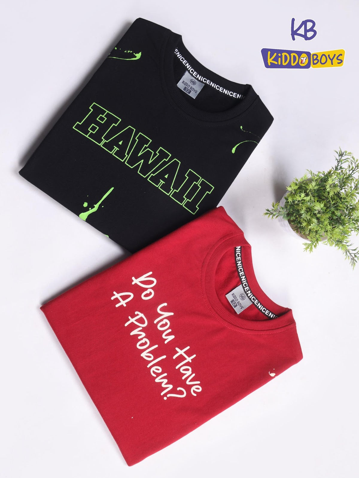 A929 Kiddo Cotton Looper Boys Tshirt Wholesaler India