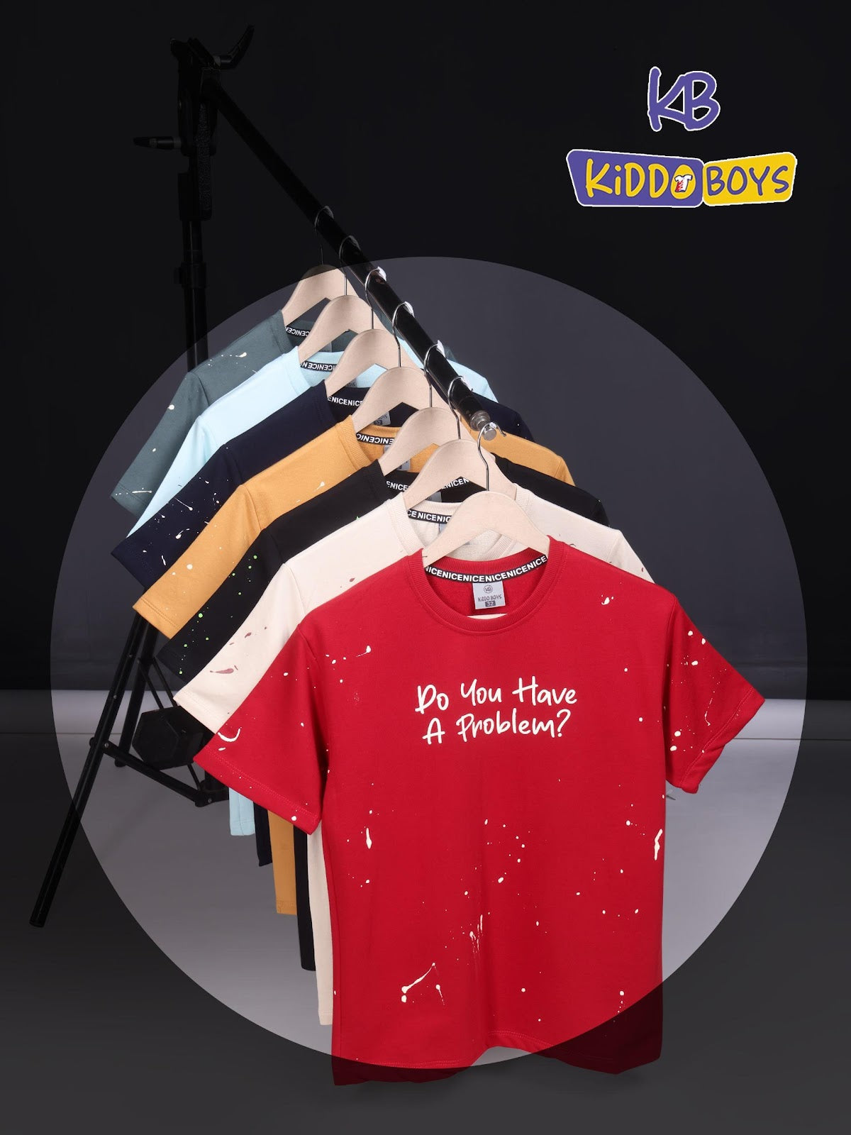 A929 Kiddo Cotton Looper Boys Tshirt Wholesaler India