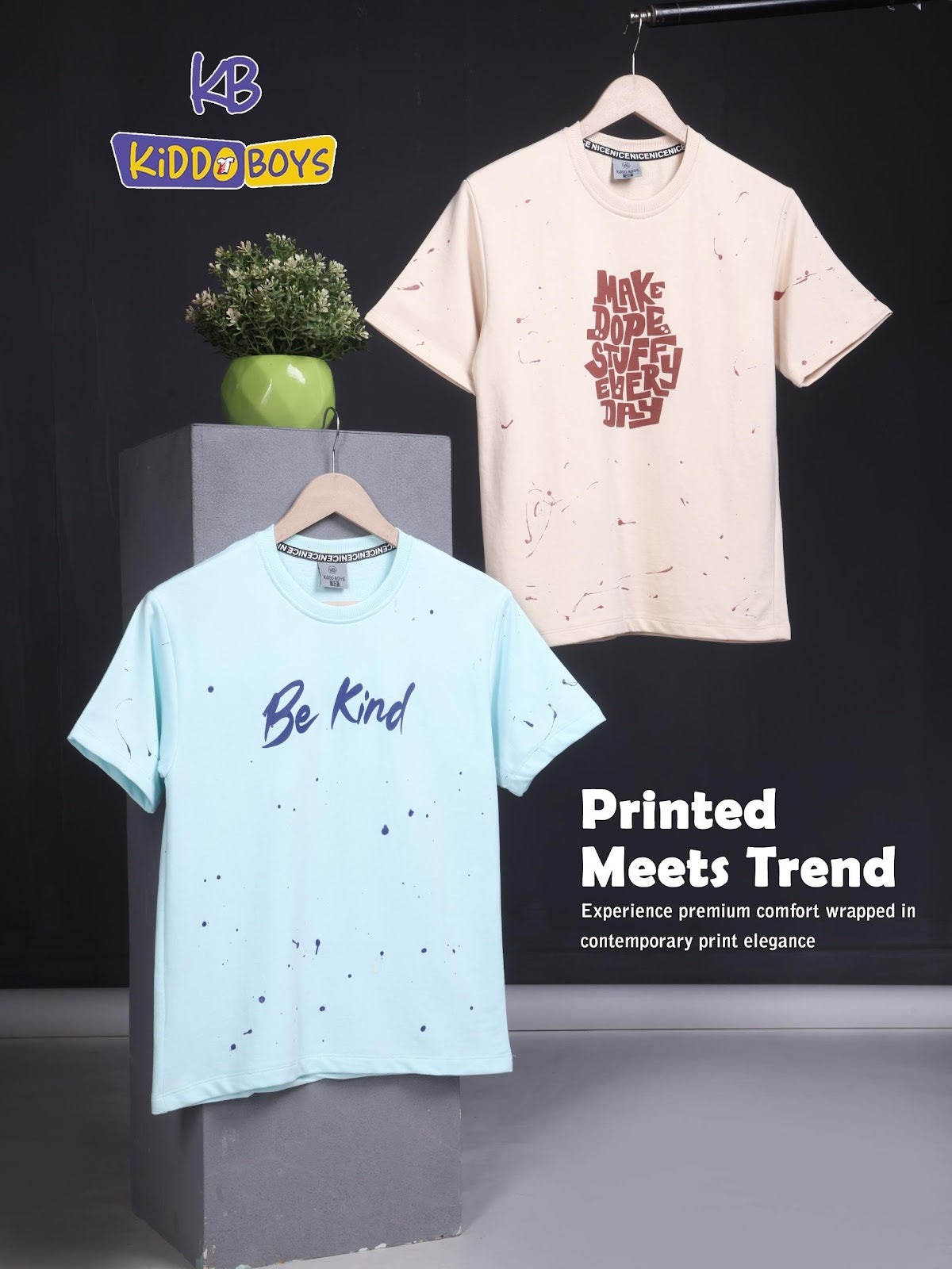 A929 Kiddo Cotton Looper Boys Tshirt Wholesaler India