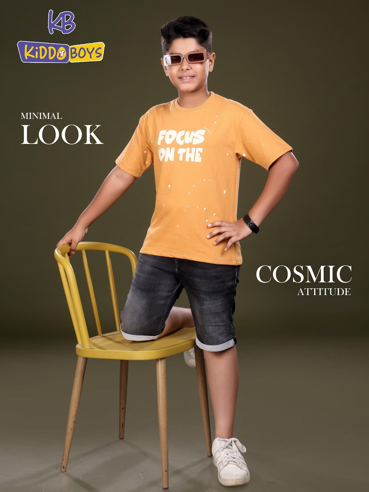 A929 Kiddo Cotton Looper Boys Tshirt Wholesaler India