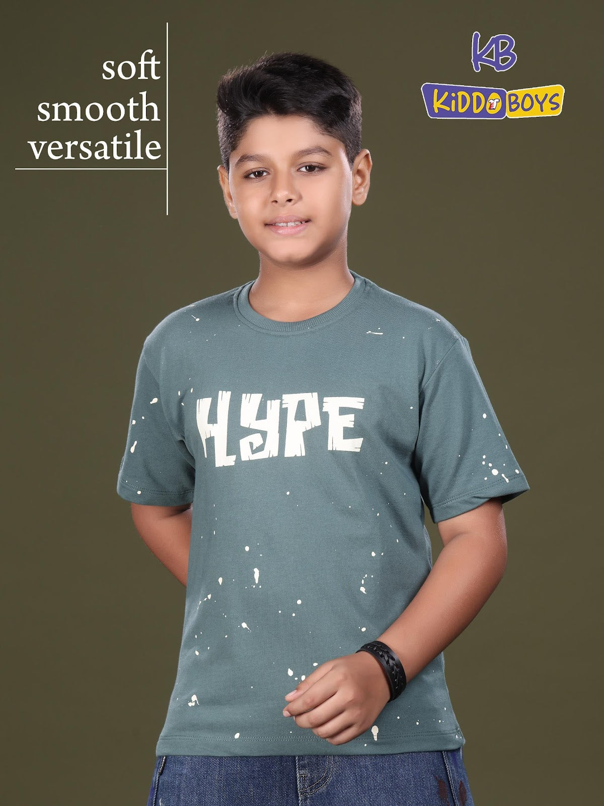 A929 Kiddo Cotton Looper Boys Tshirt Wholesaler India