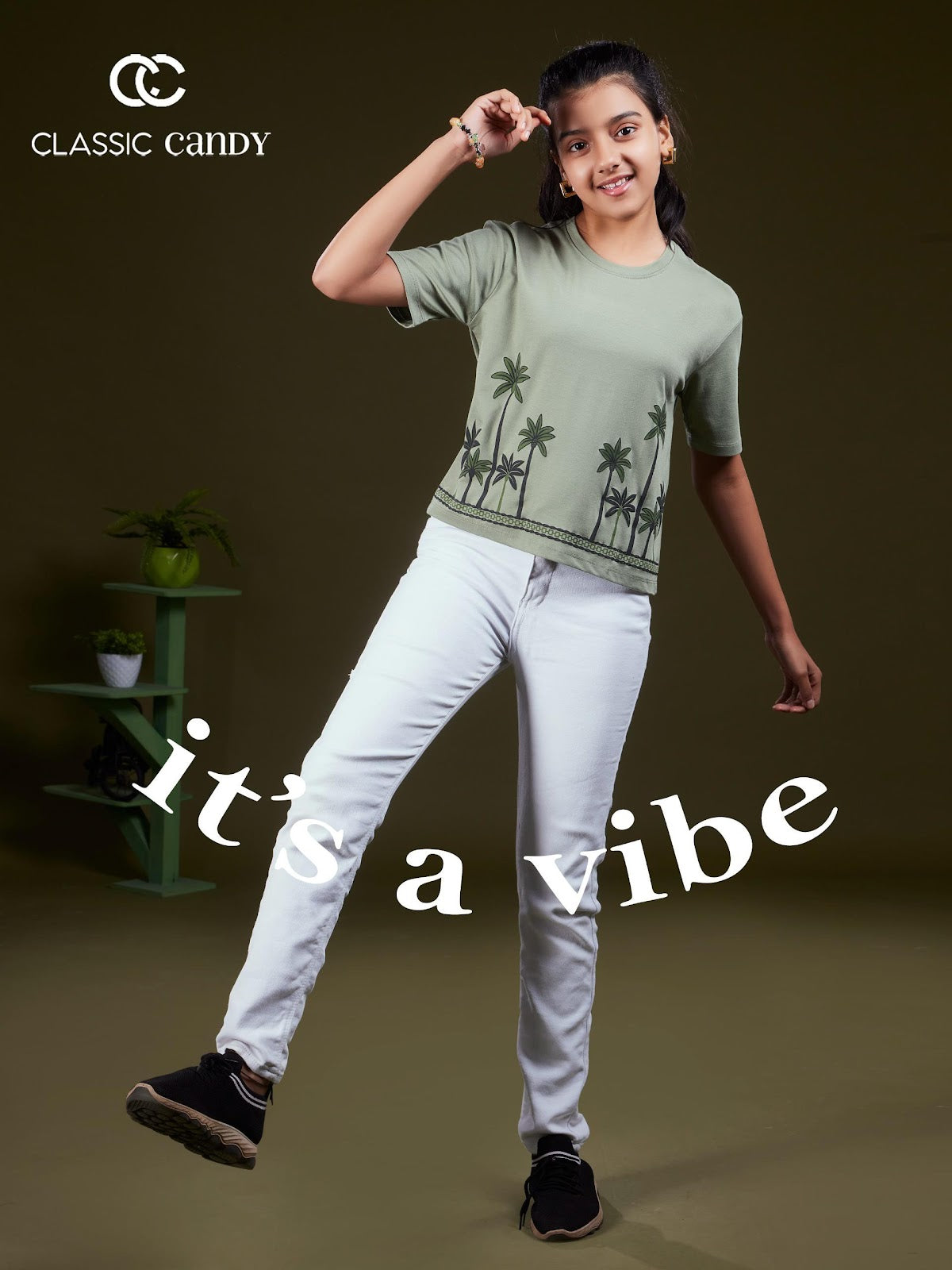 A939 Drop Shoulder Classic Candy Tencil Lycra Girls Top Supplier