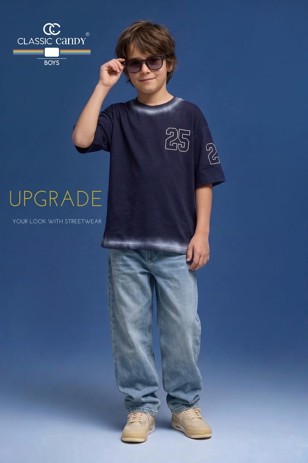 A944 Classic Candy Canvas Boys Tshirt Supplier India