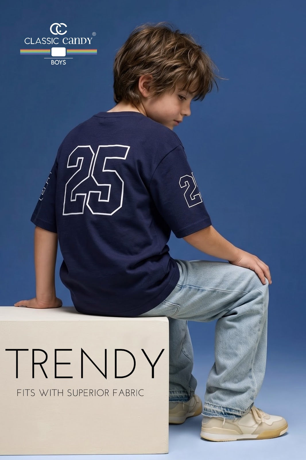 A944 Classic Candy Canvas Boys Tshirt Supplier India