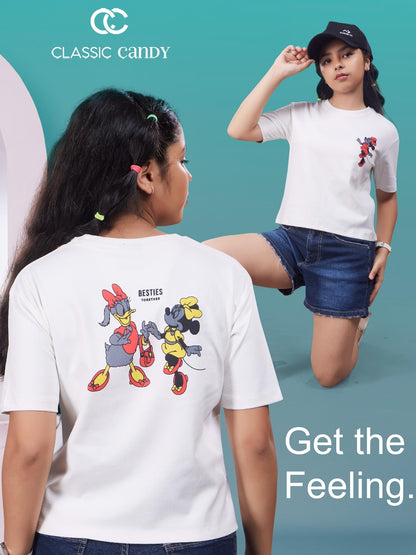 A945 Drop Shoulder Classic Candy Canvas Girls Top Supplier Gujarat