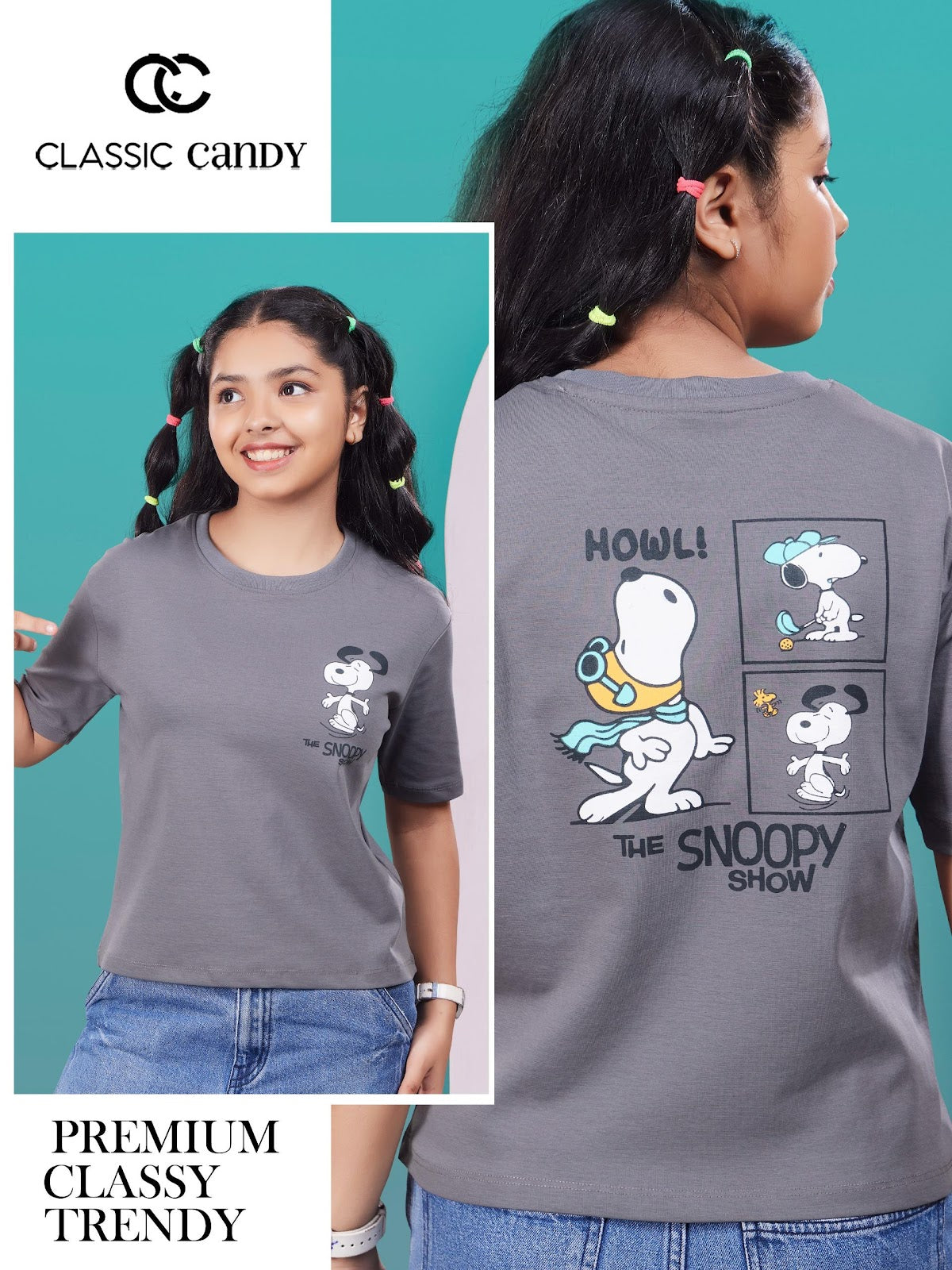 A945 Drop Shoulder Classic Candy Canvas Girls Top Supplier Gujarat