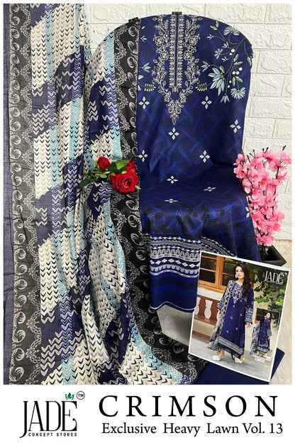 Crimson Vol 13 Heavy Lawn Jade Heavy Lawn Open Images Karachi Salwar Suits Supplier