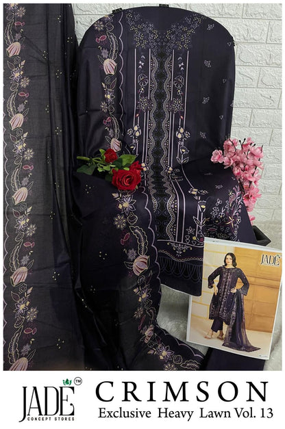 Crimson Vol 13 Heavy Lawn Jade Heavy Lawn Open Images Karachi Salwar Suits Supplier