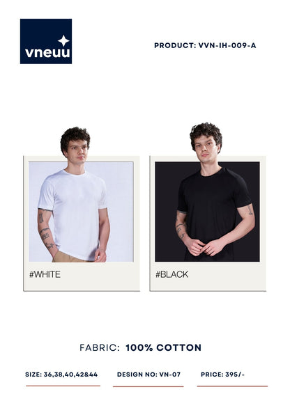 Vvn-Ih-009-A Vn-07 Vneuu Cotton Mens Tshirts Wholesale Rate