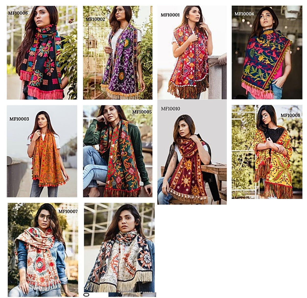 Style Code 10001 10001-10010 Msm Khadi Stoles – Kavya Style Plus