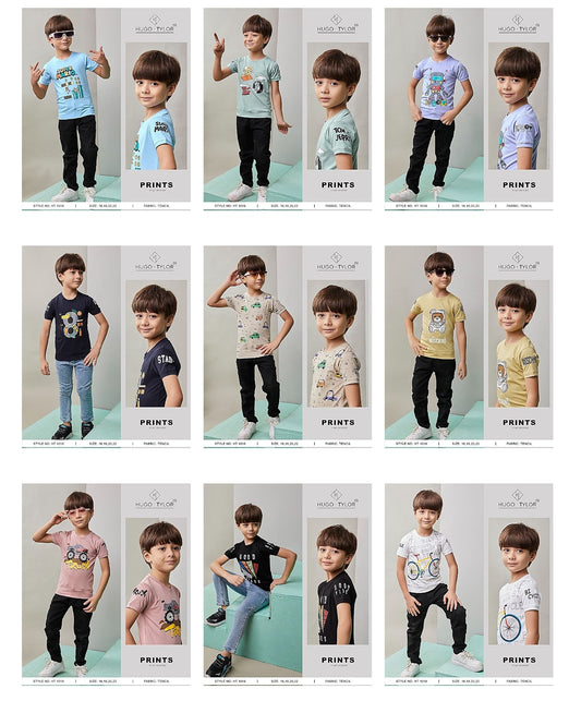 1019 Hugo Tylor Imported Boys Tshirt Wholesale Price