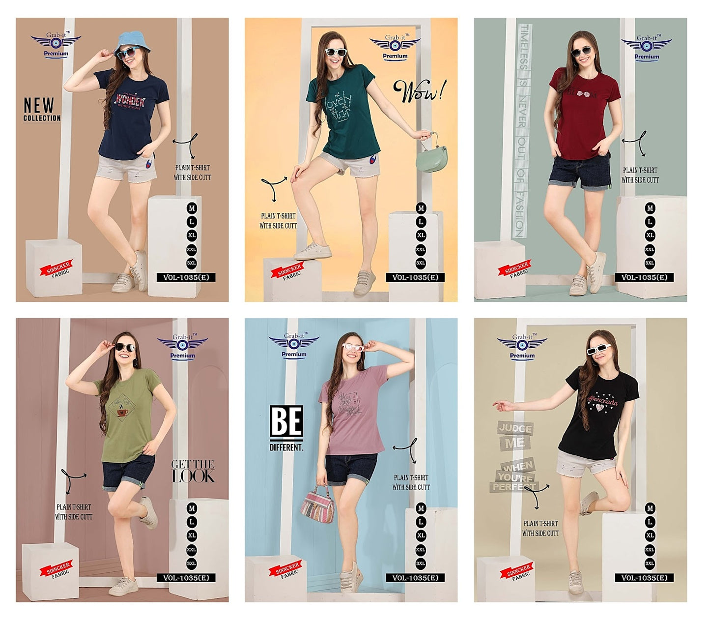 1035 E Grab It Sinker Women Tshirt