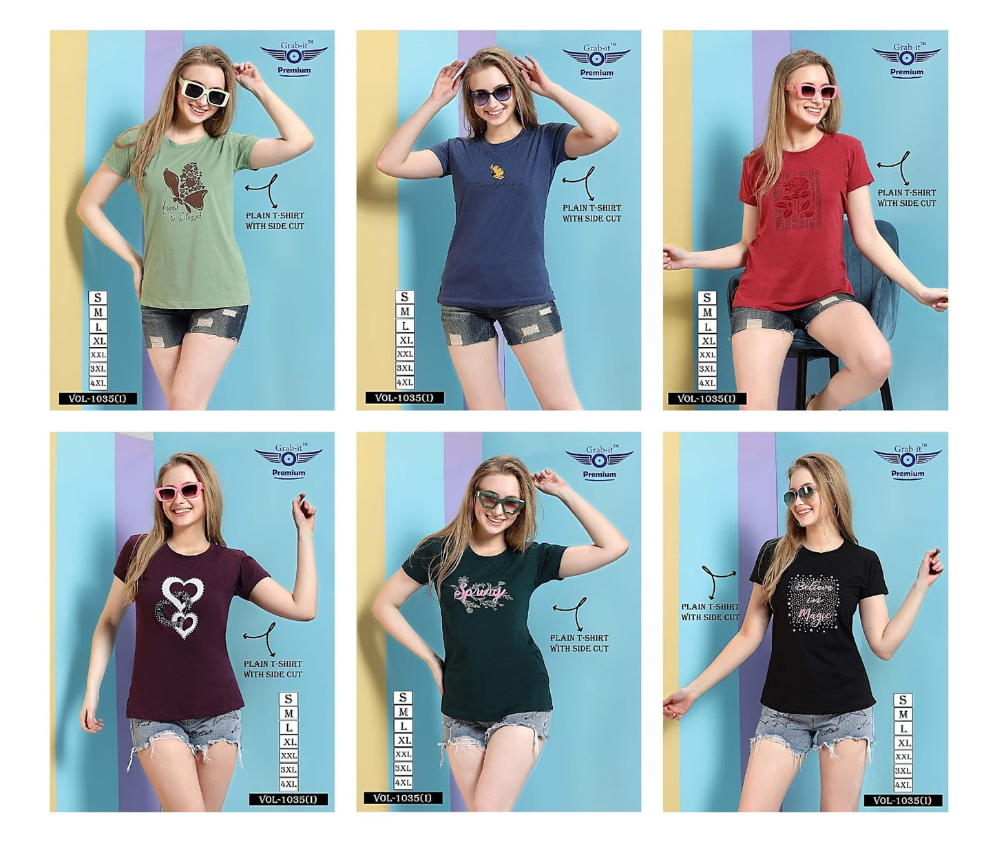 1035 I Grab It Women Tshirt Wholesale Price