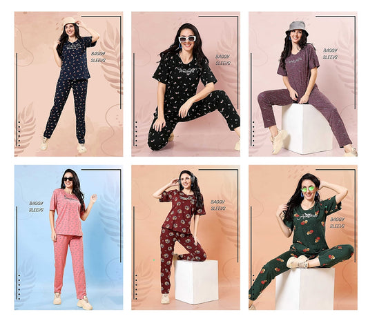 1133 Ks Cotton Pyjama Night Suits Manufacturer India