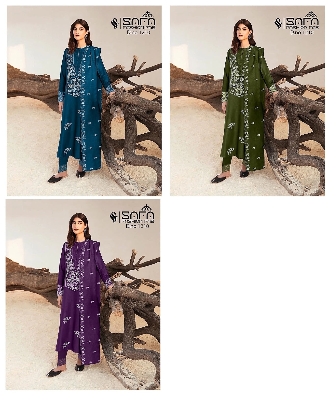 1210 Safa Fashion Fab Georgette Pakistani Readymade Suits