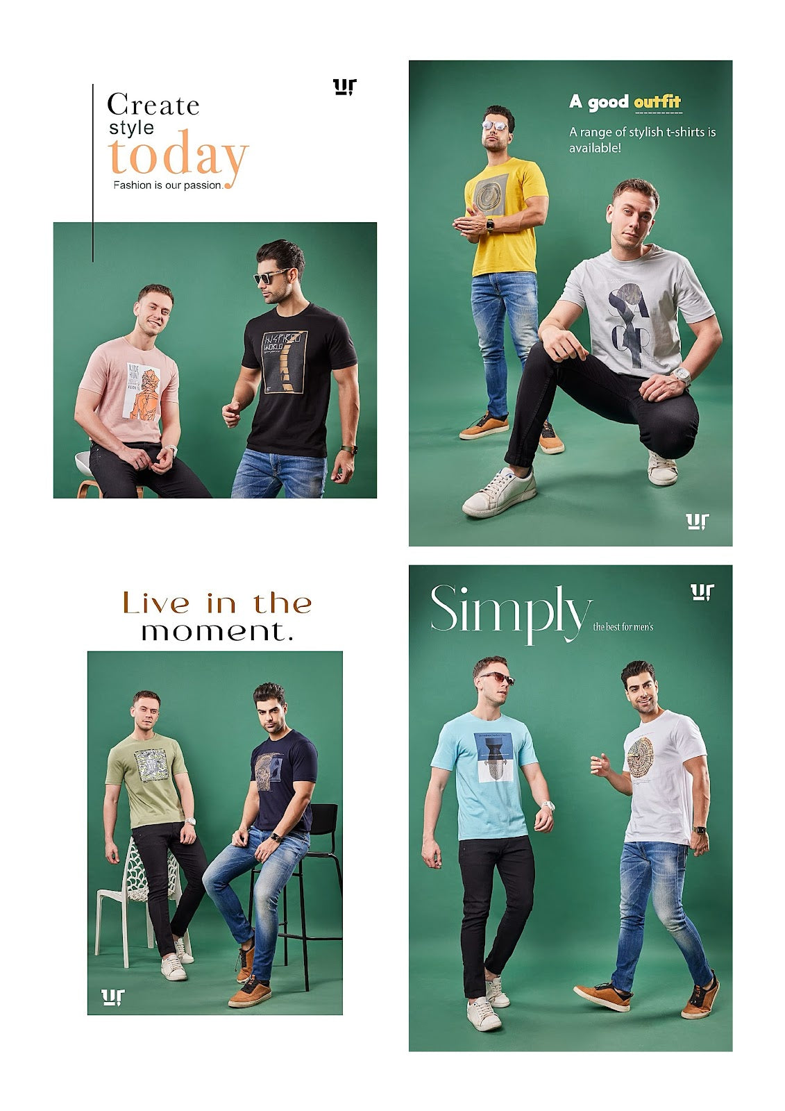 1344-1351 Urbanrise Combed Cotton Mens Tshirts Supplier Gujarat