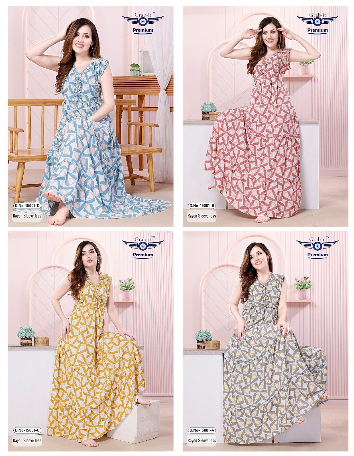 150001 Grab It Imported Night Gowns Manufacturer India