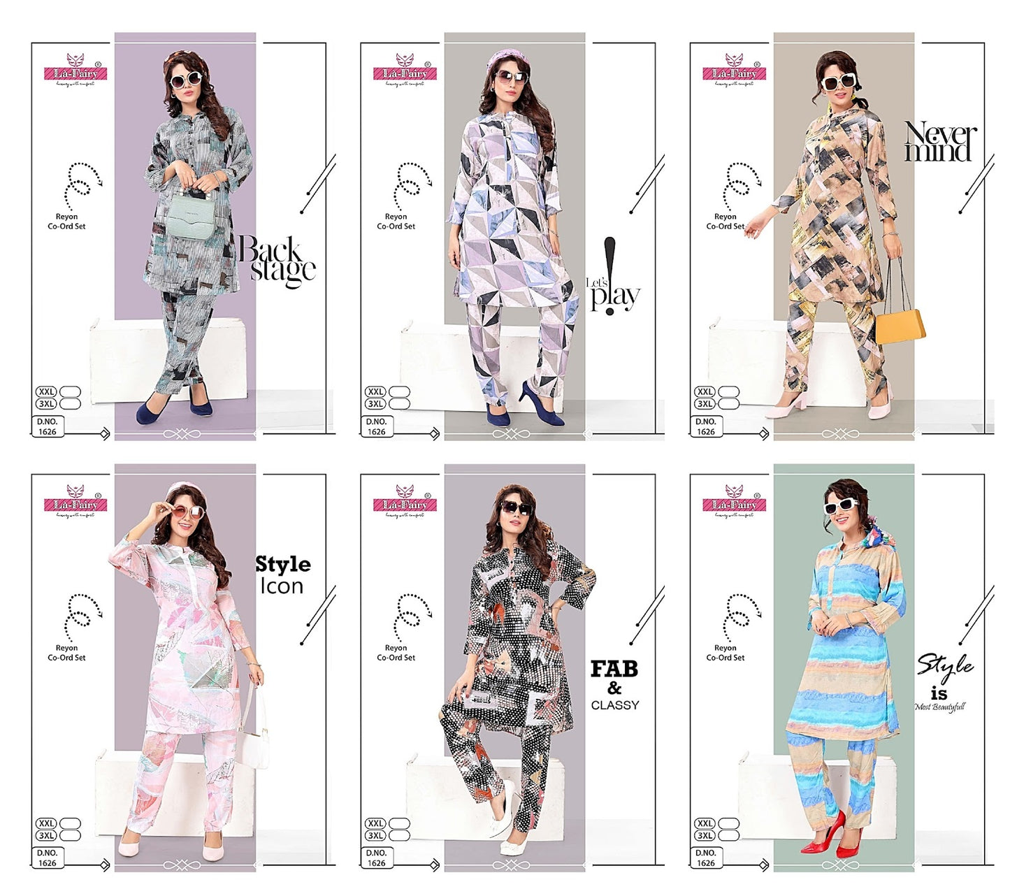 1626 La Fairy Imported Co Ord Set Manufacturer India