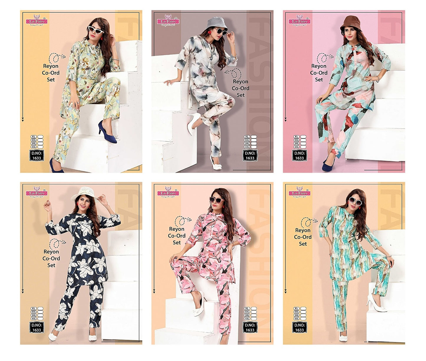 1633 La Fairy Reyon Co Ord Set Exporter Gujarat