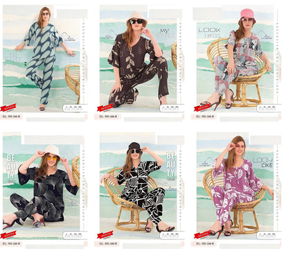 166 B Mnt Reyon Co Ord Set Wholesale Price