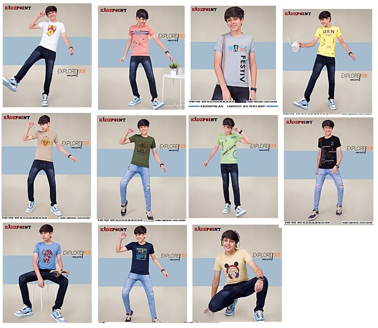 1928 Kidzpoint Imported Boys Tshirt