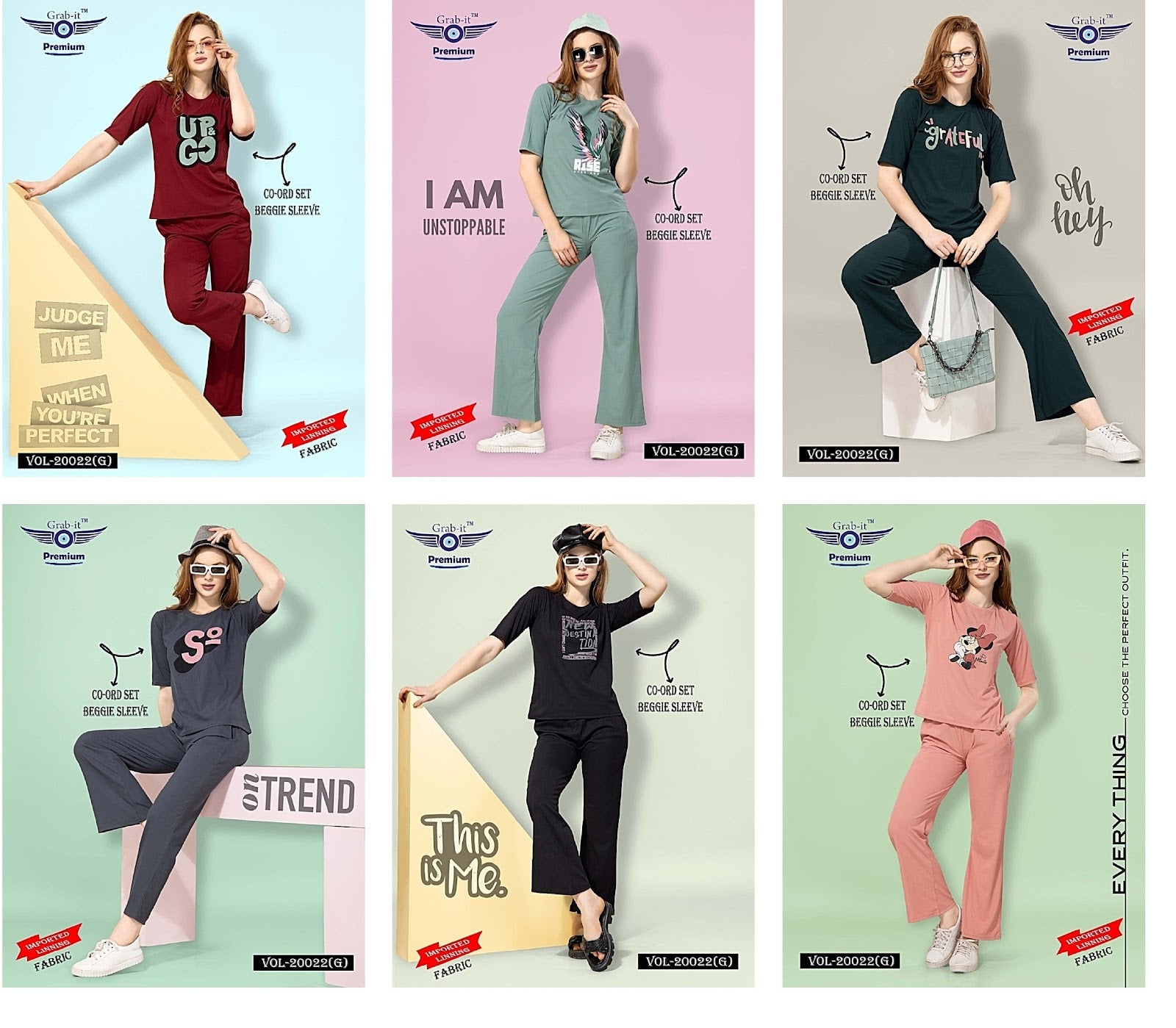 20022 G Grab It Imported Co Ord Set Supplier Ahmedabad