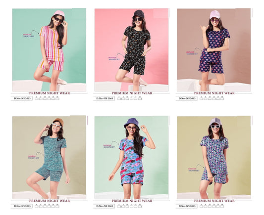 2063 Mnt Sinker Girls Shorts Set Manufacturer India