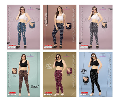 2254 Kavyansika Hosiery Cotton Women Night Lower Exporter Ahmedabad