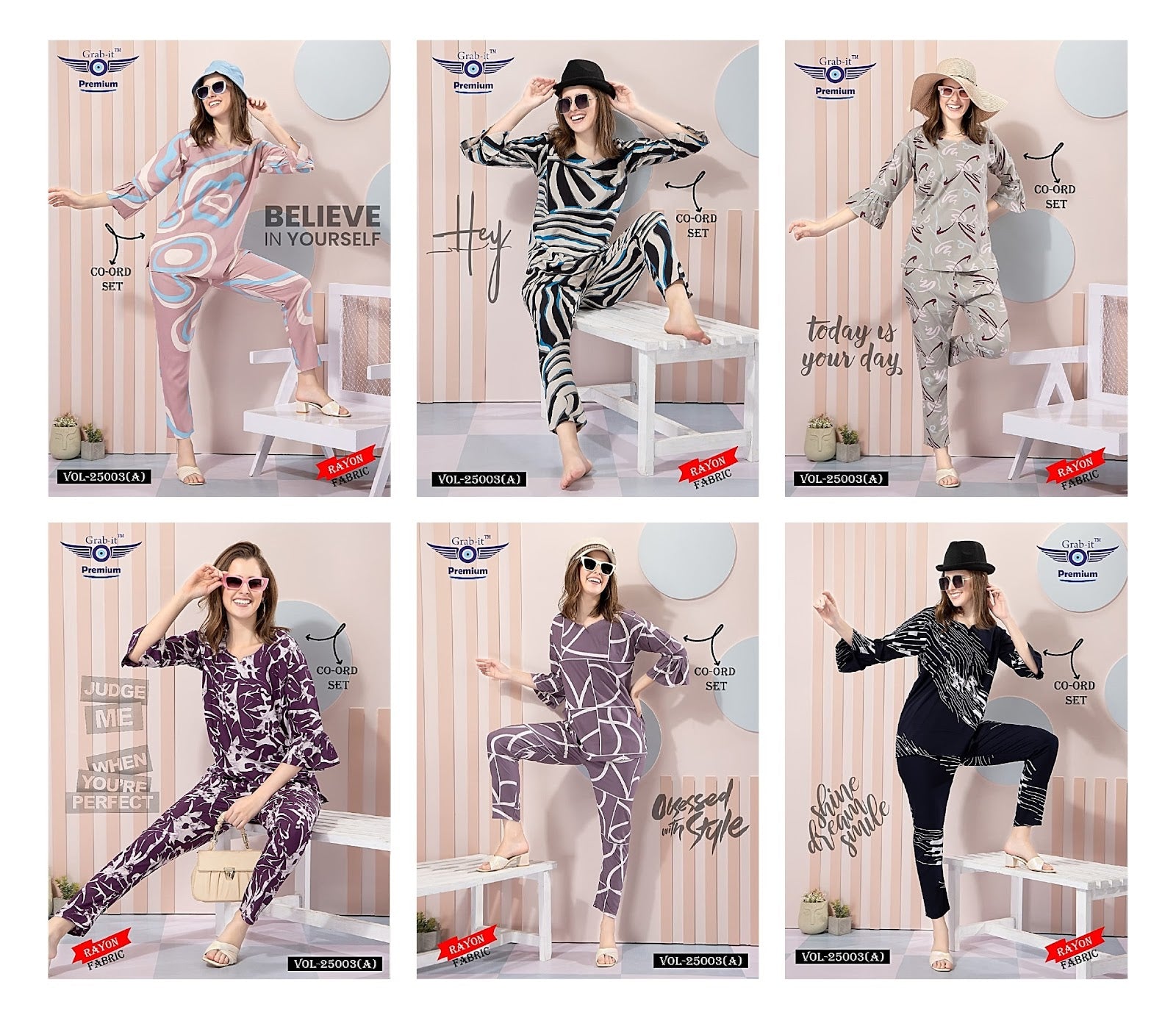 25003 A Grab It Rayon Co Ord Set Exporter India