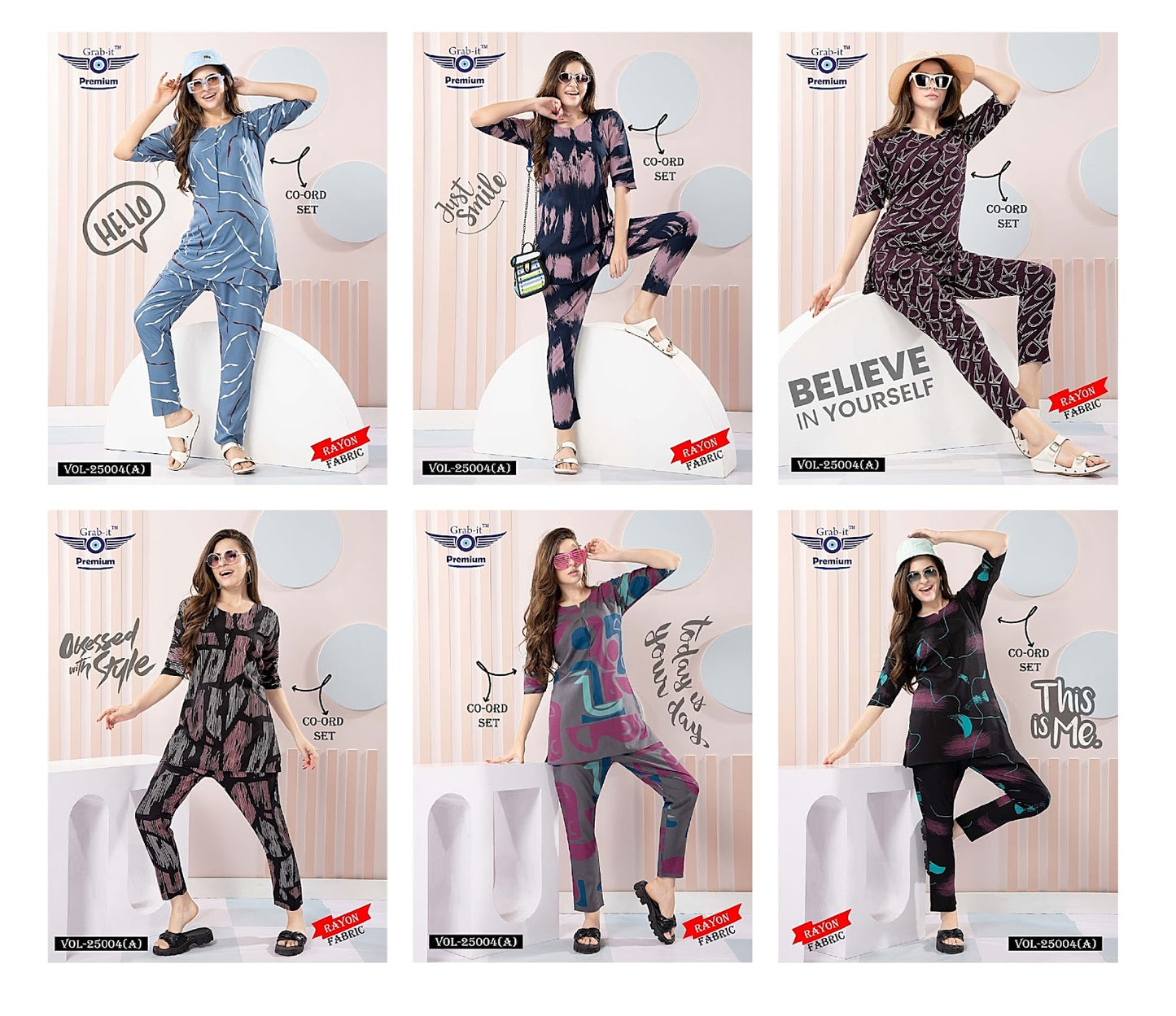 25004 A Grab It Rayon Co Ord Set Exporter Gujarat