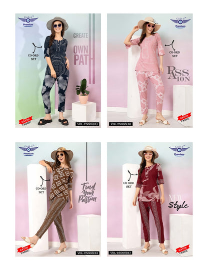 25008 B Grab It Rayon Co Ord Set Wholesale Price