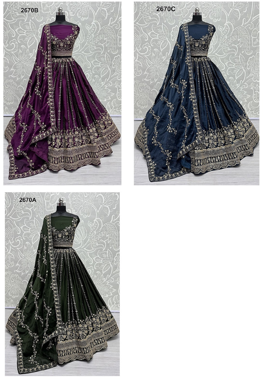 2670 Anjani Art Chiffon Lehenga Choli
