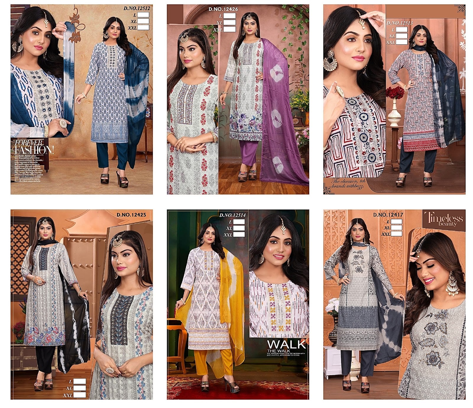 Design 280624 Vkh Cotton Readymade Pant Style Suits Wholesale Price