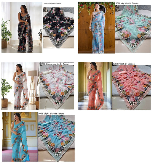 3068 Bt Georgette Sarees