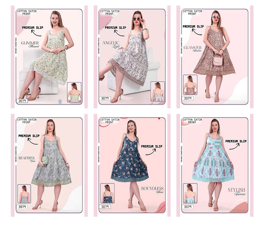 3079 Wld Cotton Satin Ladies Slip Manufacturer