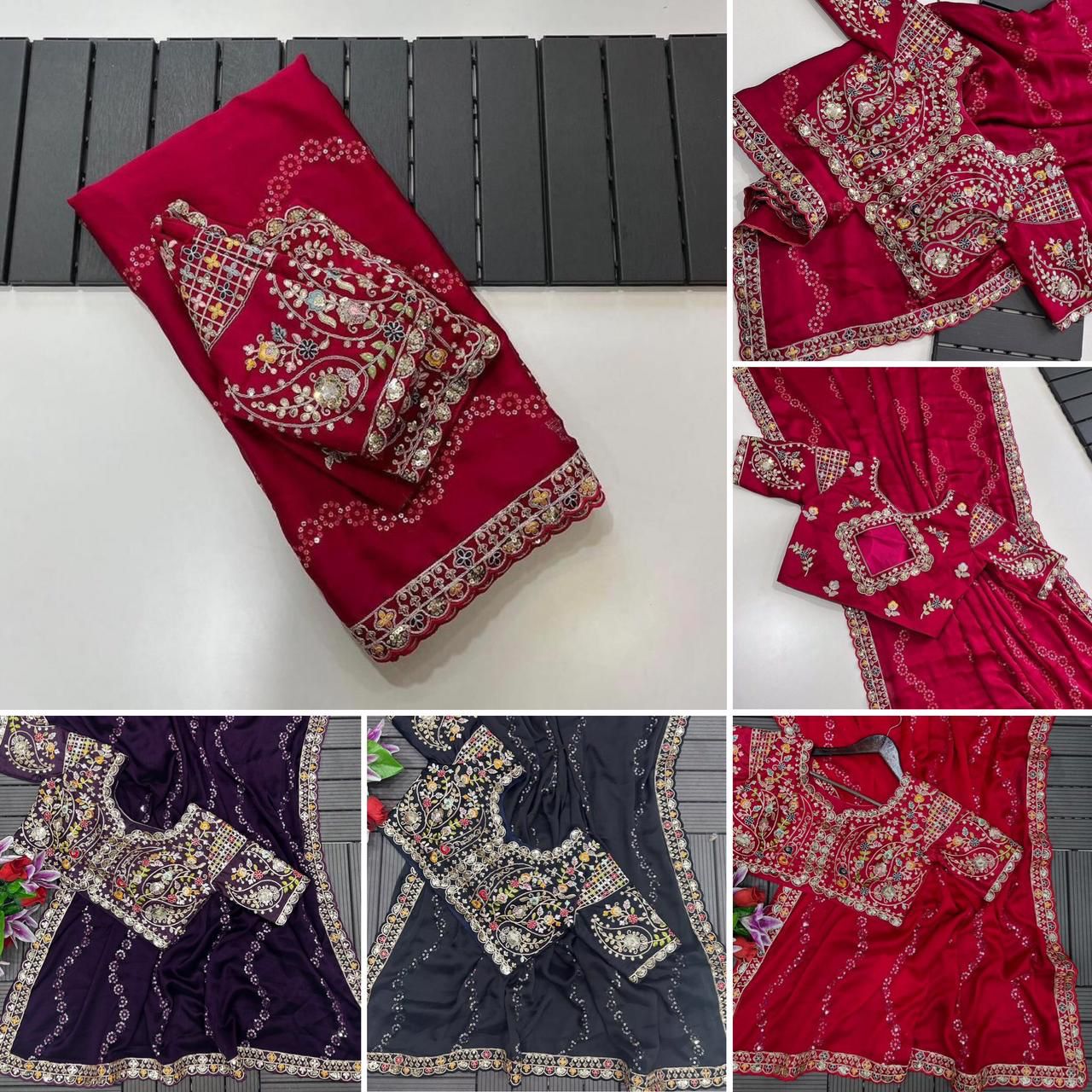 3123 Bt Rangoli Sarees Exporter Ahmedabad