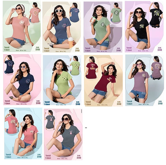 3140 Wld Tencil Women Tshirt Supplier India